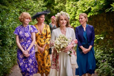 Movie Review: Kristin Scott Thomas directs Scarlett Johansson in comedic drama ‘My Mother’s Wedding’